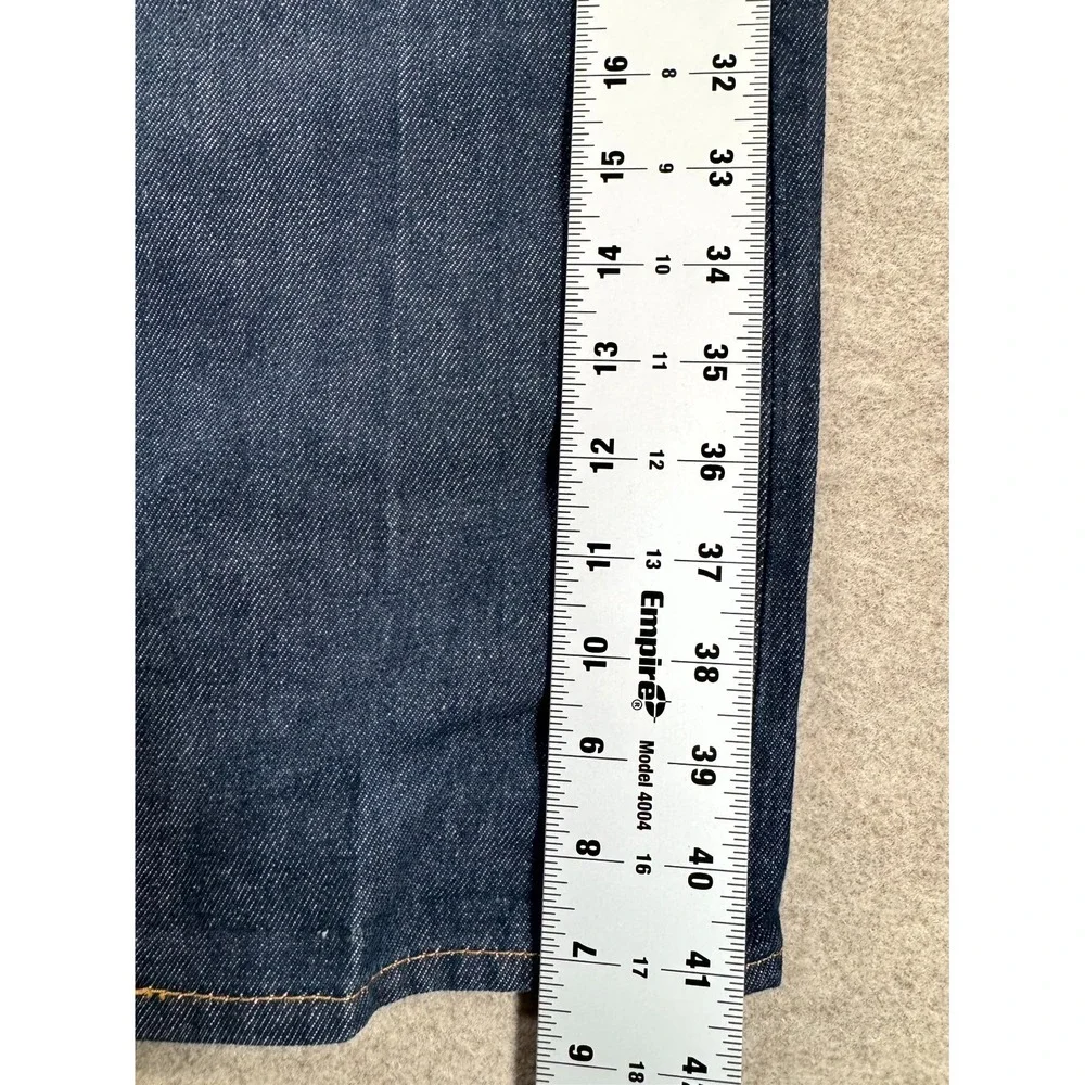 Levi's 501 Jeans Mens 36x30 Blue Denim Red Tab High Rise Button Fly Straight Leg